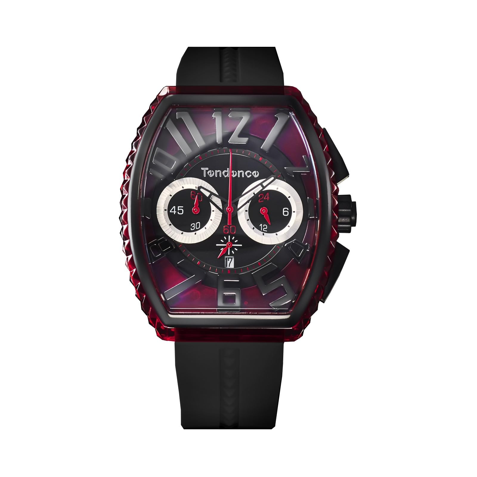 

Годинник Tendence Pyramid PIRAMID [Tendence] Чоловічі Жіночі TY860002-BK червоний