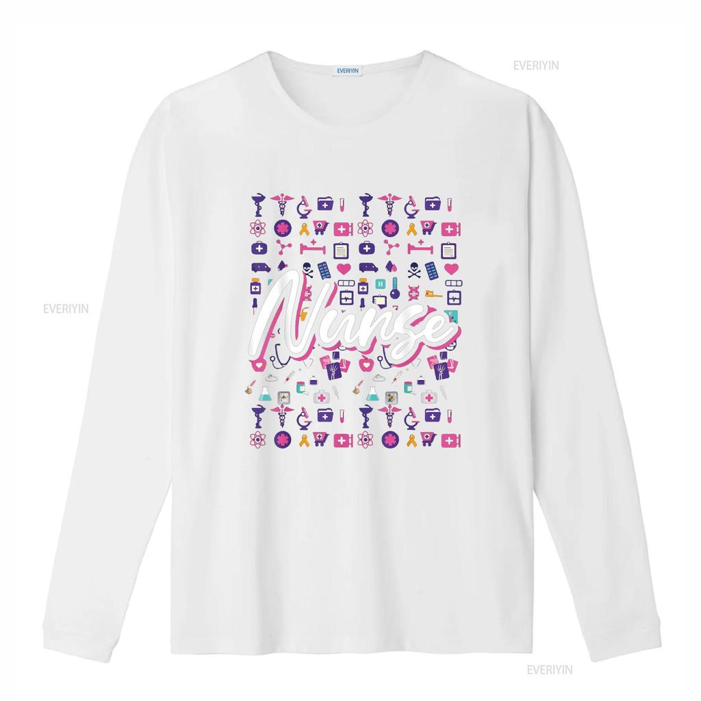 Nurse T Shirt Vintage Washed Slightly Homme Top For Everyday Wear Fashion Streetwear Stylish Graphic Unisex Breathable Soft