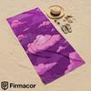 Purple Cloud Cat Microfiber Beach Towel Quick Dry Sand Free Oversized Soft Absorbent Bath Towel for Swimming Pool Travel Gym