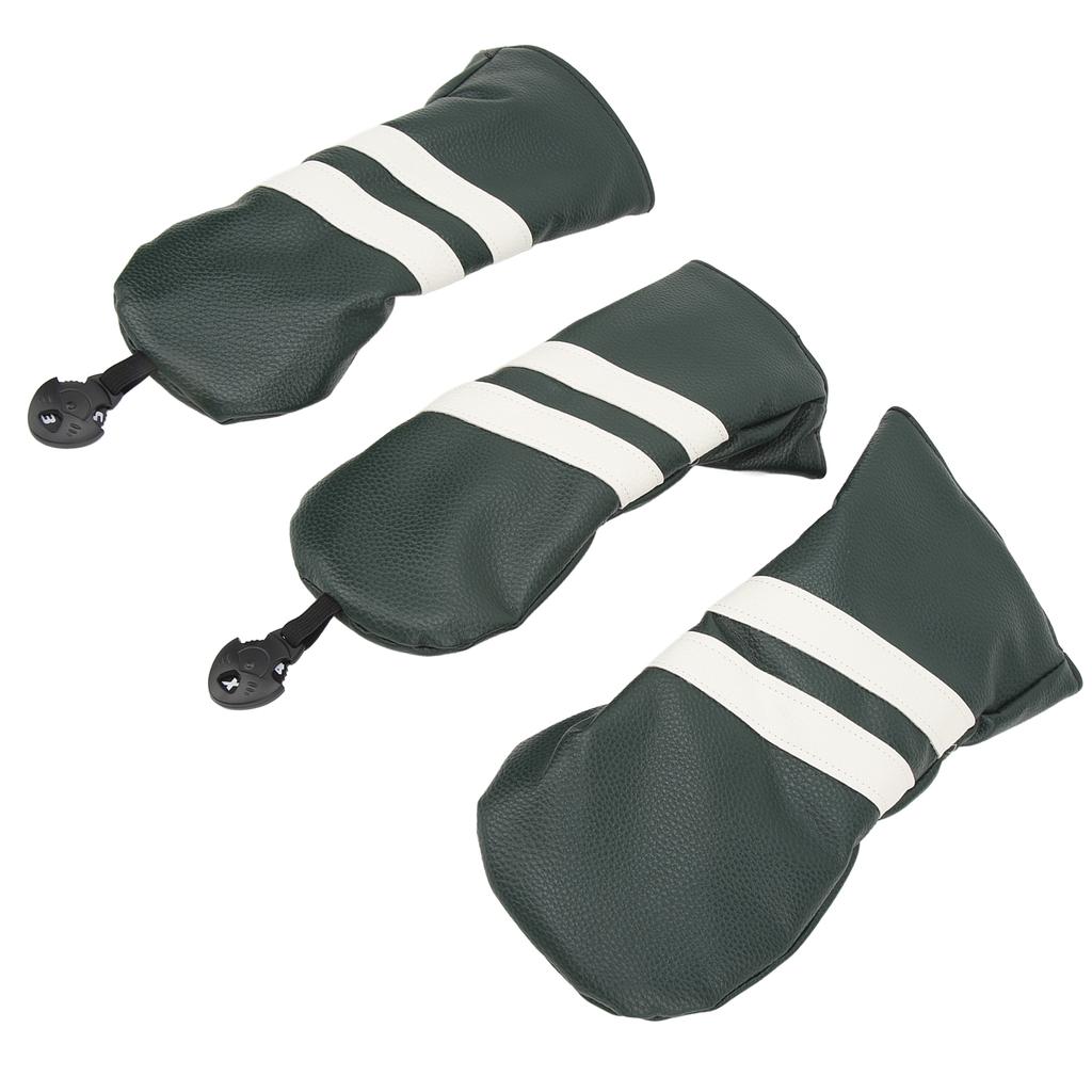 Hdcover PU Driver Hdcover Wood Fairway   Dustproof Rotatable Label      or for Sports Outdoor
