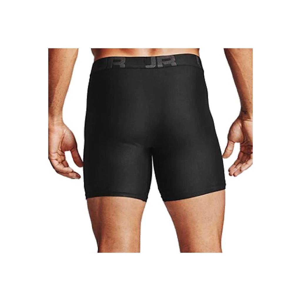 Under Armour Tech Boxerjock 6-Inch 2-Pack Men Underwear Black 1363619-001