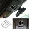 ABS Silver For 2013-2019 BMW 3 4 Series GT Front Reading Light Cover Trim 1PCS