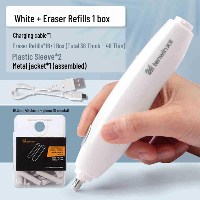 Automatic Cartoon Sketch Electric Eraser Set for Art & Highlighting