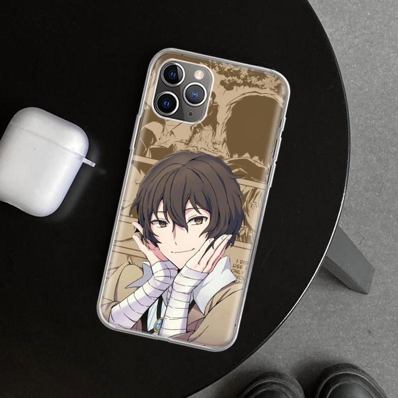 Bungou Stray Dogs Dazai Osamu Phone Case Cover For iPhone 11 12 13 Mini 14 15 Plus 16 Pro Max 17 Air 7 8 + SE Art Customized Fun
