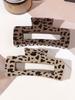2 Pieces Leopard Print Claw Clip, Strong Hold Hair Jaw Clips for Thick Hair, Hair Accessories for Women Girls