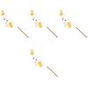 4pcs Funny Cat Teaser Toy for Kitten and Household Play