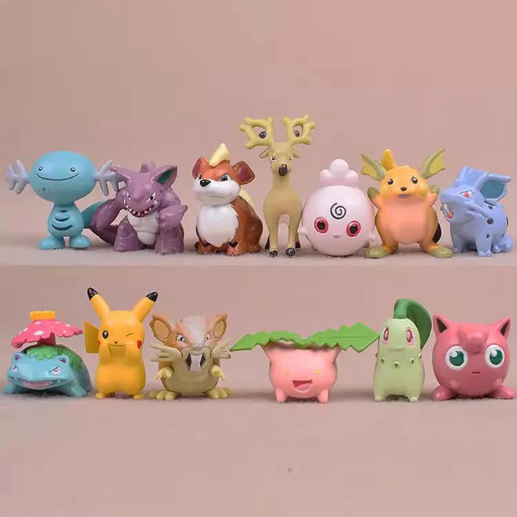Pokemon Action Figure Gk Spoof Series Obscene Pikachu Charmander Bulbasaur Squirtle Gengar Doll Ornaments Model Kid Gift