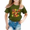 Toddler Girl Boy T-Shirts Kids Top Boys And Girls Printed Short Sleeved T-shirt