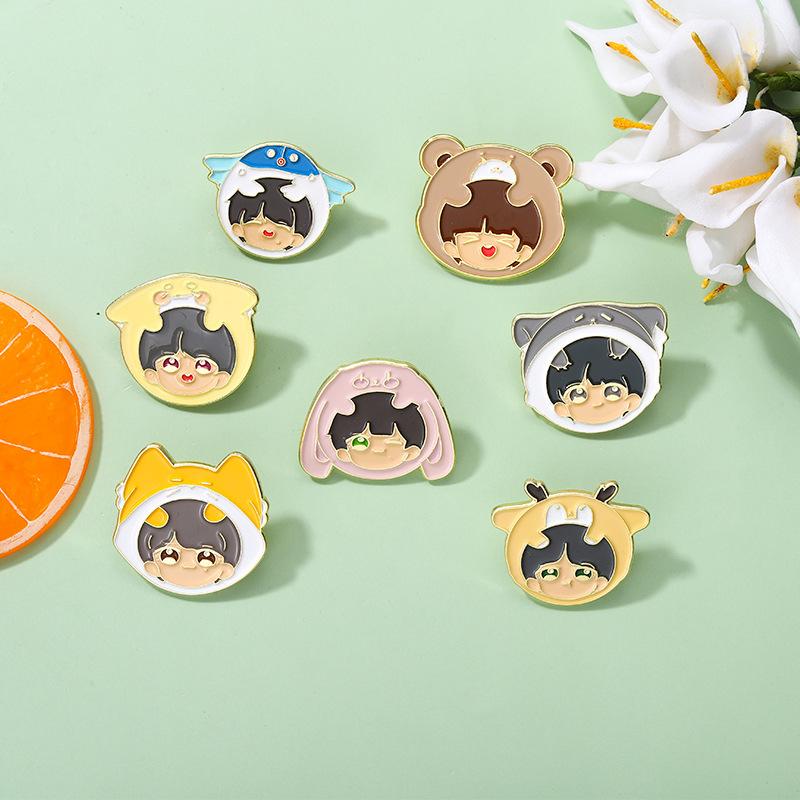 Eyecatching Youth Era Group Pins Metal Alloy Brooches For Ultimate Gear Fan