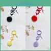 Heart Alloy Keychain Diy Mobile Phone Chain With Bead Pendant For Women