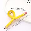 1pc Pencil fashion simple high-end women's back of the head shark hair clip large hair volume hair grab