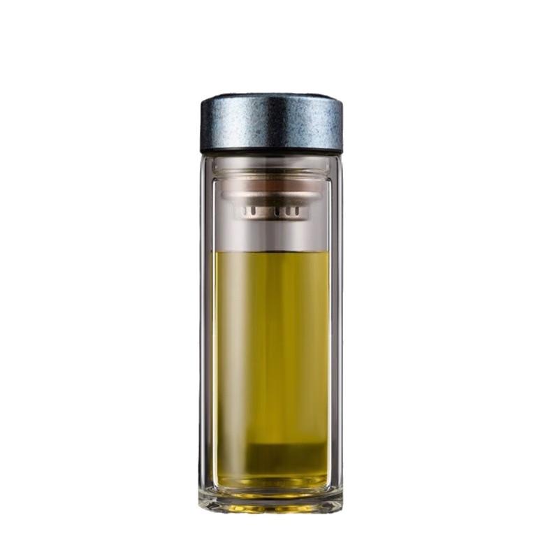 QUANGE Double Wall Insulated Borosilicate Glass Tumbler