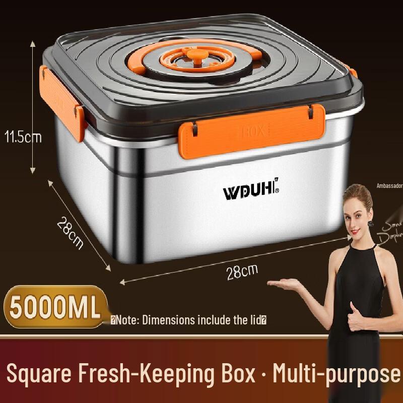 

ZISIZ Stainless Steel Food Storage Container