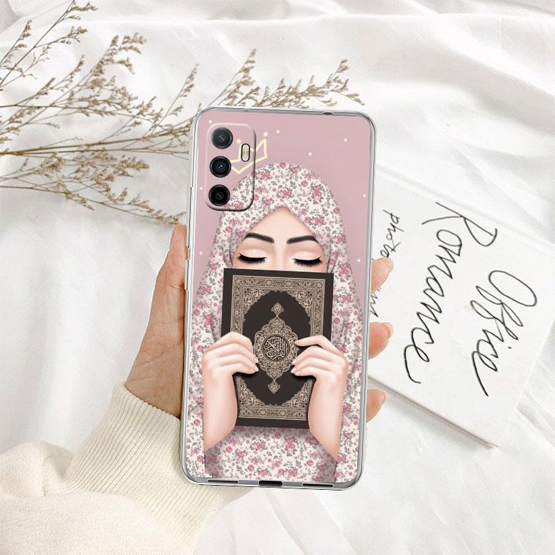 Islamic Muslim Girls Hijab Phone Case for Motorola Moto G40 G04 G05 One Ace Action  Fusion + Plus Hyper Macro Vision Zoom