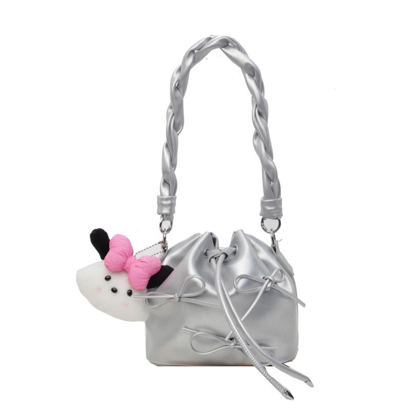 Bags Female  Hot Sale Single Shoulder Portable Crossbody Basic Style Versatile High-quality Bucket Bag  Bags