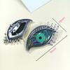 Shell Inlaid Telescope Eye Brooch Pin With Geometric Design For Unisex Fashion Accessories
