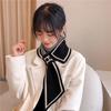 Checkerboard Plaid Scarf Women's Autumn and Winter New High End Scarf Korean Version Versatile Korean Style Cute Ins Trend
