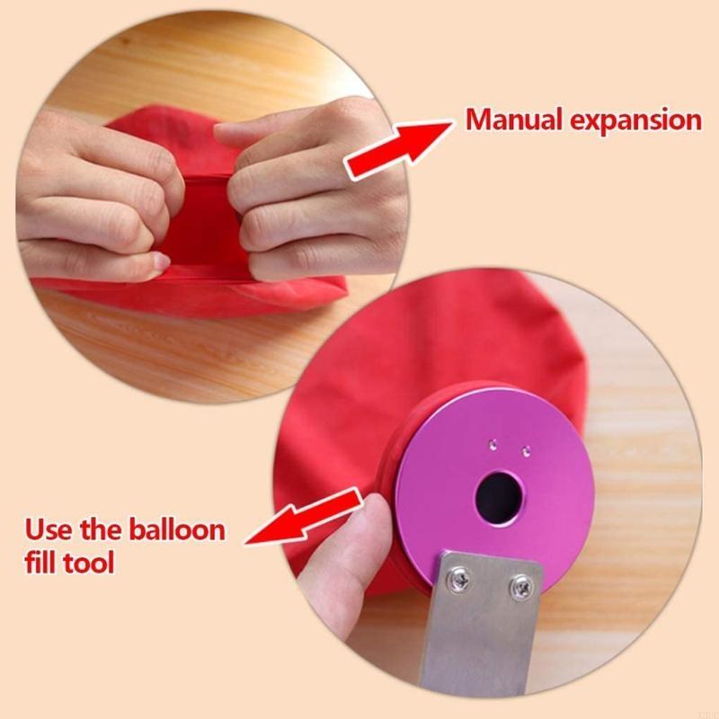 

1 Set Indider Balloon Stuffing Expander Tool Filling Machine for Christmas Birthday Wedding Celebration Party Art Decor X3UC CN