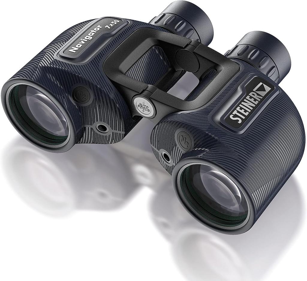Steiner Navigator 7x50 Open Sports Wide Field of View 5m NBR Rubber Ideal for Navigation and Marine Sports Binoculars, Bridge, Autofocus, (128m),