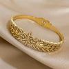 New Wheat Ear Shape Bracelet Open Bracelet Leaf Ladies Bracelet
