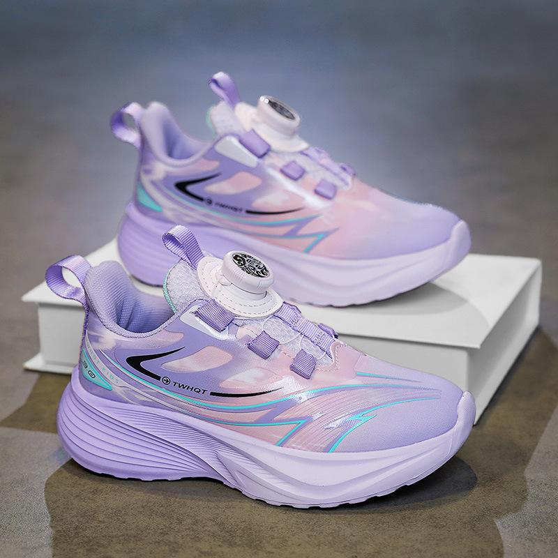 Boys' Sports Shoes 2025 Autumn New Leather Waterproof Children's Running Shoes Medium and Large Children's Students and Girls' Casual Shoes
