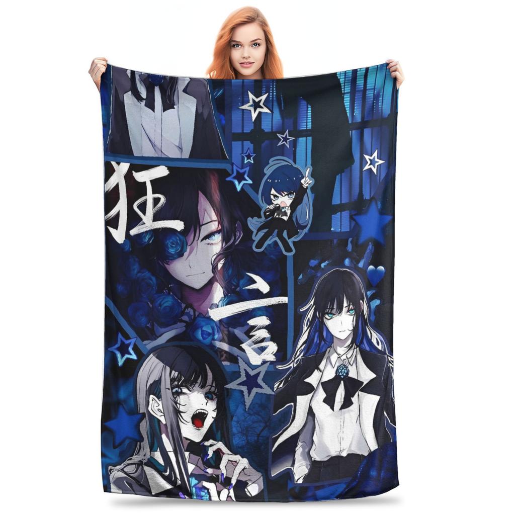 Warm Soft BlanketStudents Decorative Ado WORLD TOUR 2025 Hibana Throw Blanket Flannel Bedspread For Outdoor Fun Sofa Bed Cover