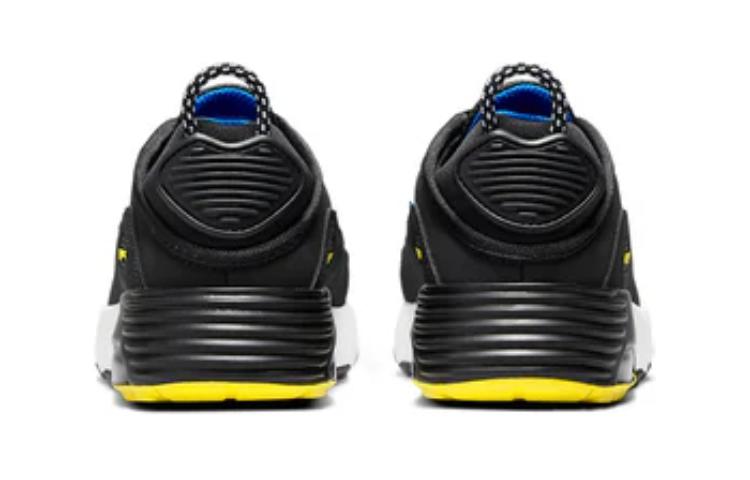 Nike Air Max 2090 Low-Top Kinder Lifestyle Schuhe Schwarz Gelb Blau Kinder im Alter von 3 7 Jahren DH9740-005