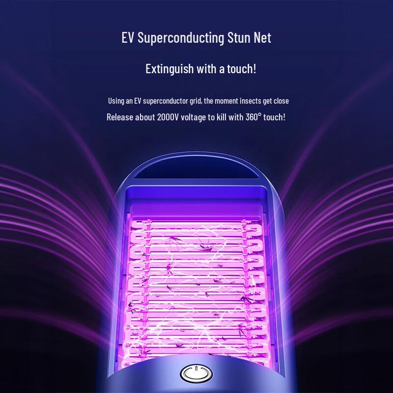 Rechargeable Indoor Mosquito & Fly Trap Lamp
