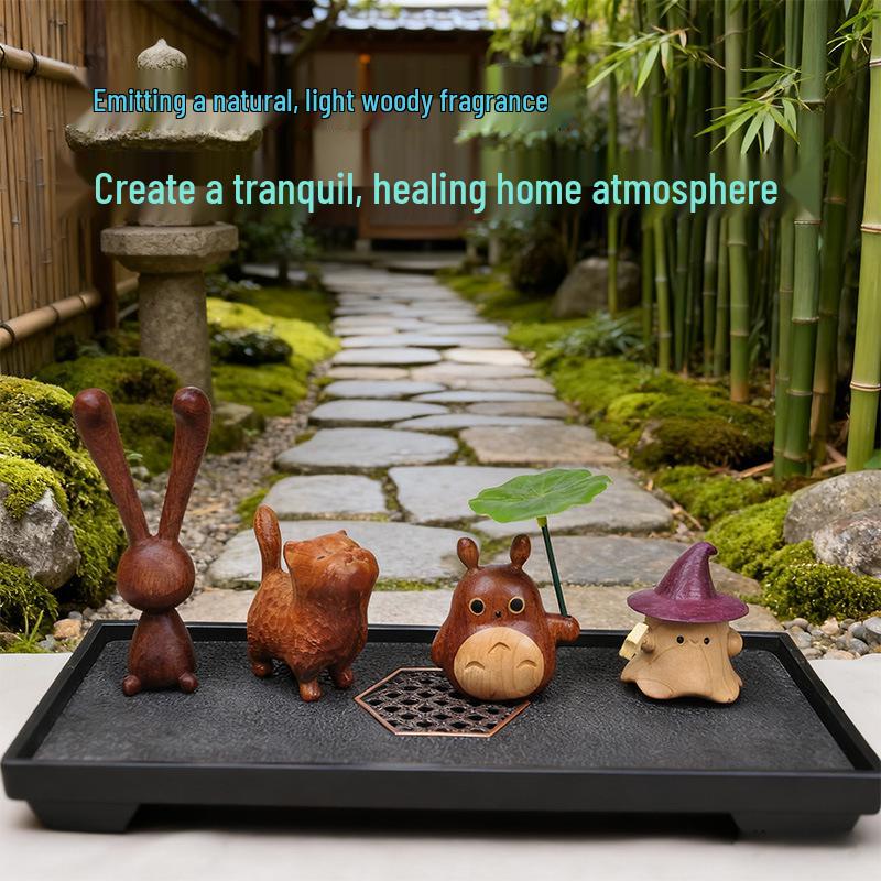 Wenge Wood Hippopotamus Carving – Handcrafted Office & Home Ornament