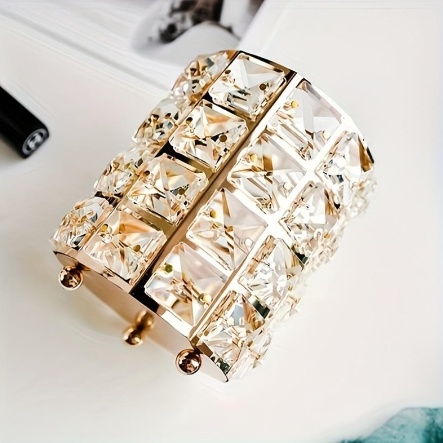 New European-Style Acrylic Pen Holder, Available in Two Colors, Suitable for Home Office Supplies, Makeup Brush Storage, Dressing Table, Candle Holder