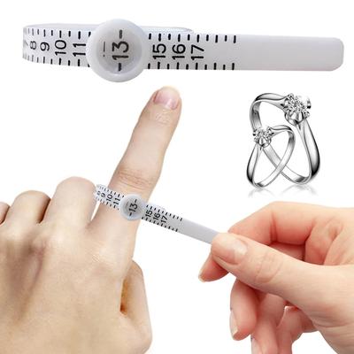 Ring With Magnifying Glass, Measuring With Ring, Soft Ruler, Plastic Size Circle, Size Filter, Durable
