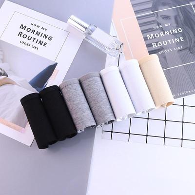 7 Teile/satz Frauen Baumwolle Höschen Einfarbig Unterwäsche Mid Aufstieg Panty Comfor Mädchen Briefs Atmungsaktive Unterhose Weibliche Dessous XXL