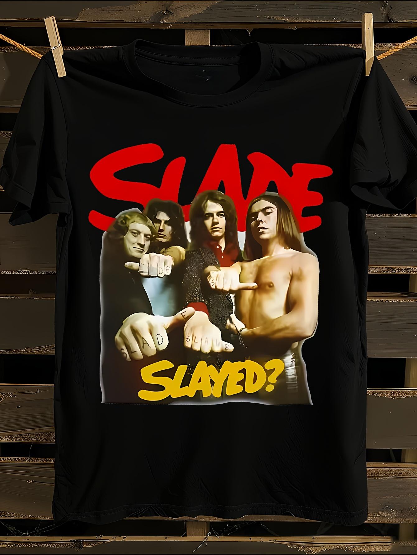 Slade Glam Railroad Animal Print Short Sleeve Tshirt XXXXL