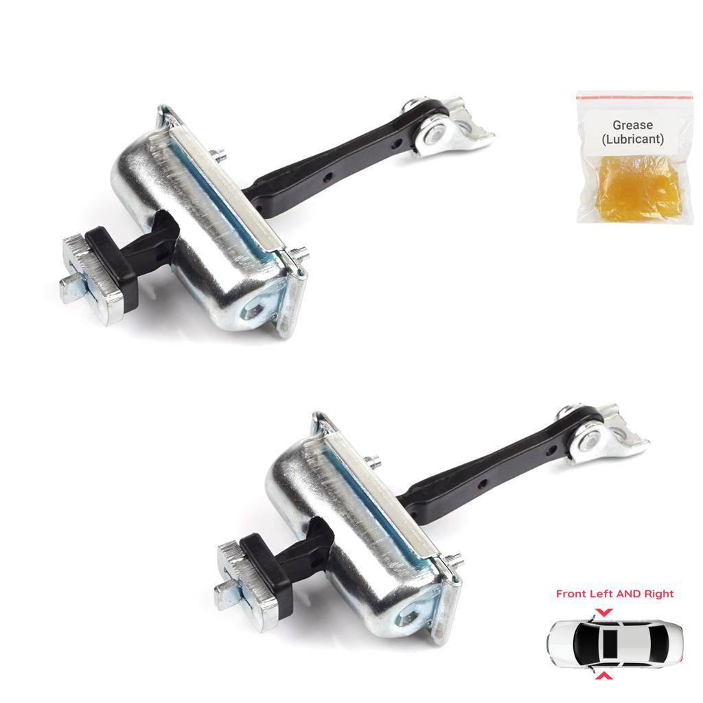 EDP1246-1 2 Pieces Front Left AND Right Door Catch Hinge Brake Stop Check Strap Limiter for Vauxhall Opel Adam M13 2012-2019 13412690 