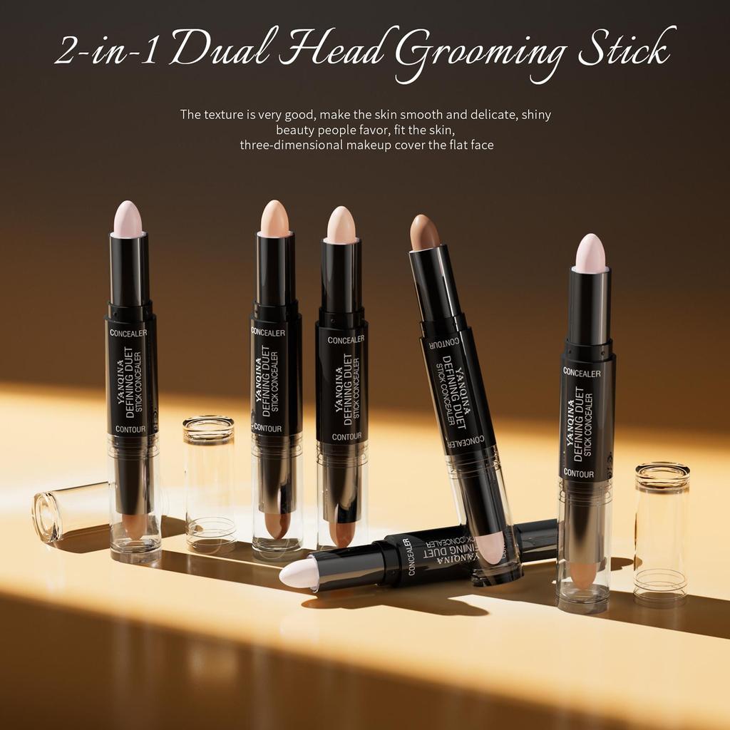 Face Foundation Concealer Pen Long Lasting Dark Circles Corrector Contour Stick Cosmetic Makeup Tools