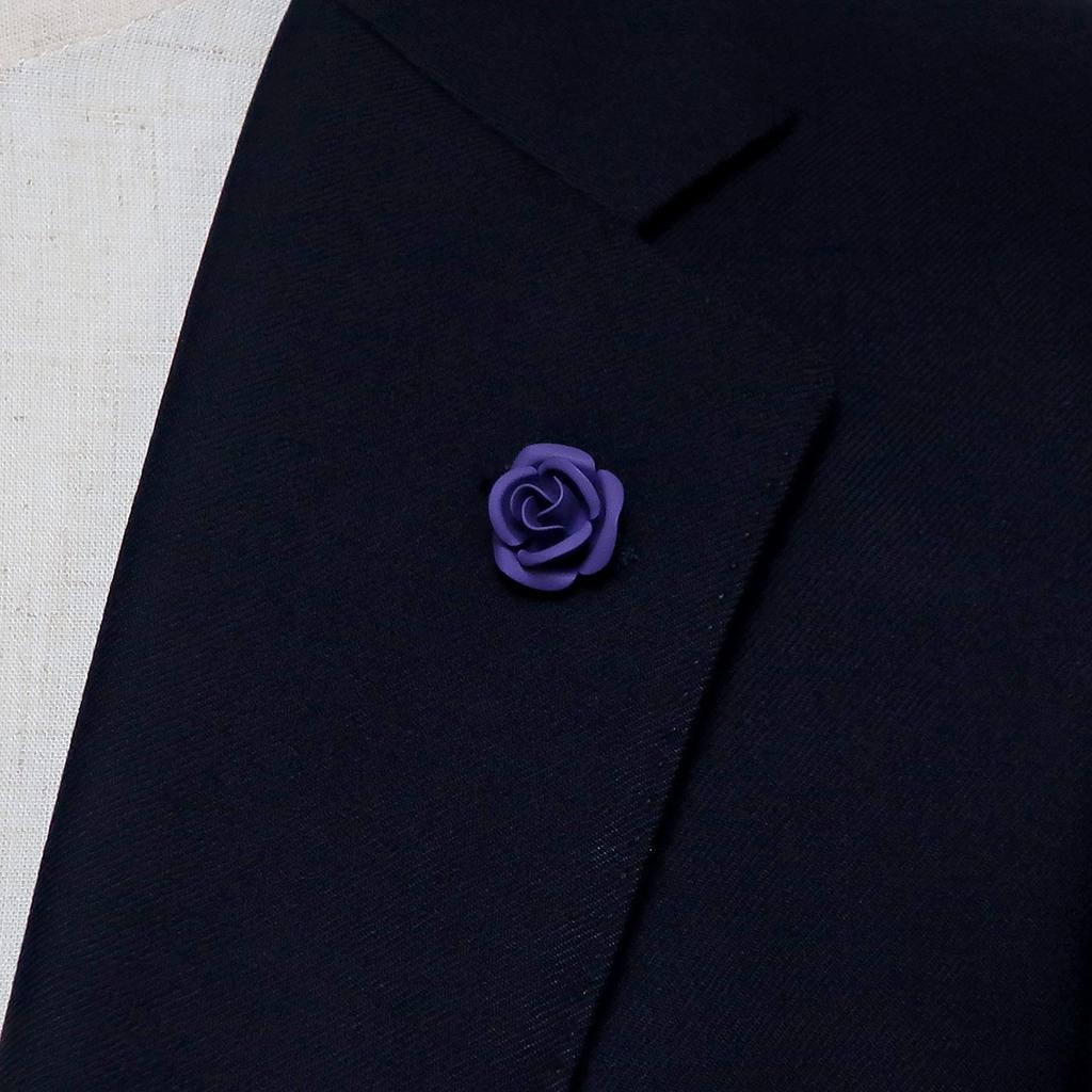 Lapel Pin Pin Rose MADE IN JAPAN [KIETH] Pins, Pins, Brooches, Badges, Flower, Purple,
