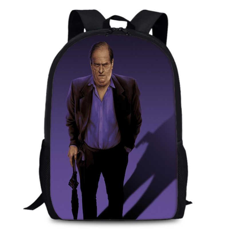 Penguin Backpack The Oxford Fabric School Bag Breathable Cushioned Straps Kids