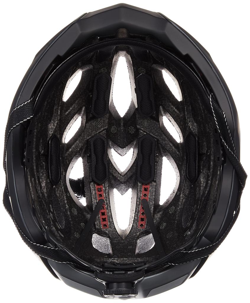 KABUTO VOLZZA Matte Black Gunmetal Bicycle JCF Certified Helmet, L/XL (59-61cm),