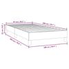 Box Spring Bed Frame Black 100 x 200 cm Artificial Leather