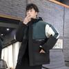 Men's Winter Casual Thick Hooded Down Jacket - Trendy White Duck Down, Warm, Loose Fit