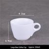 Hengyongsheng Minimalist Ceramic Coffee Cup and Saucer Set