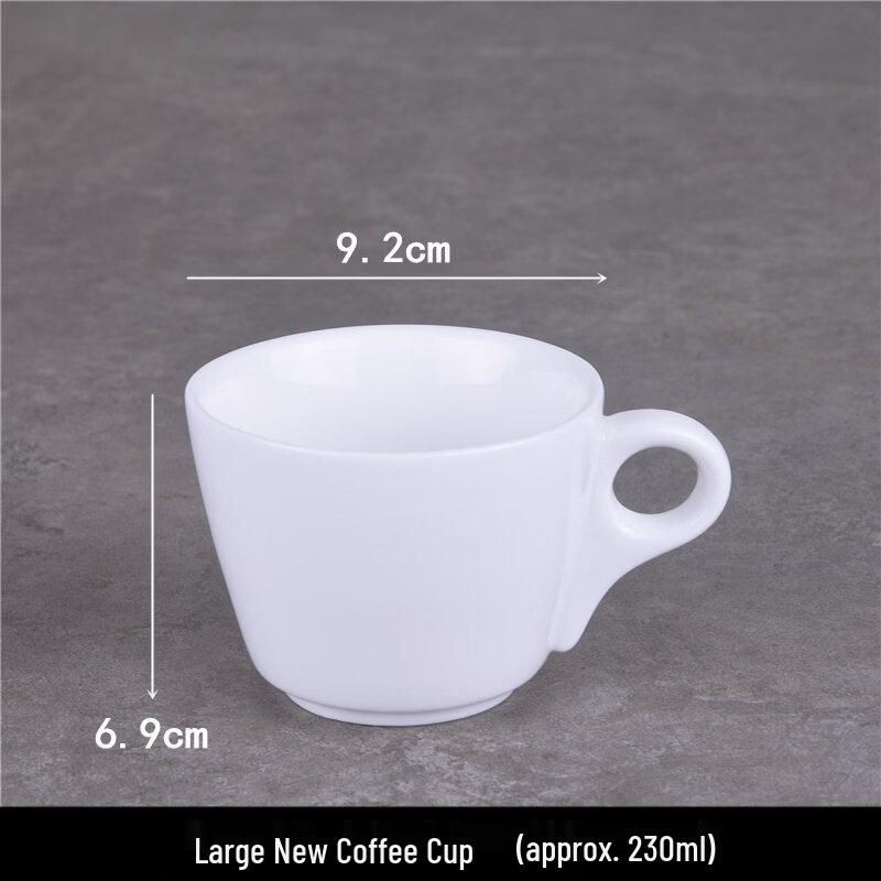 Hengyongsheng Minimalist Ceramic Coffee Cup and Saucer Set