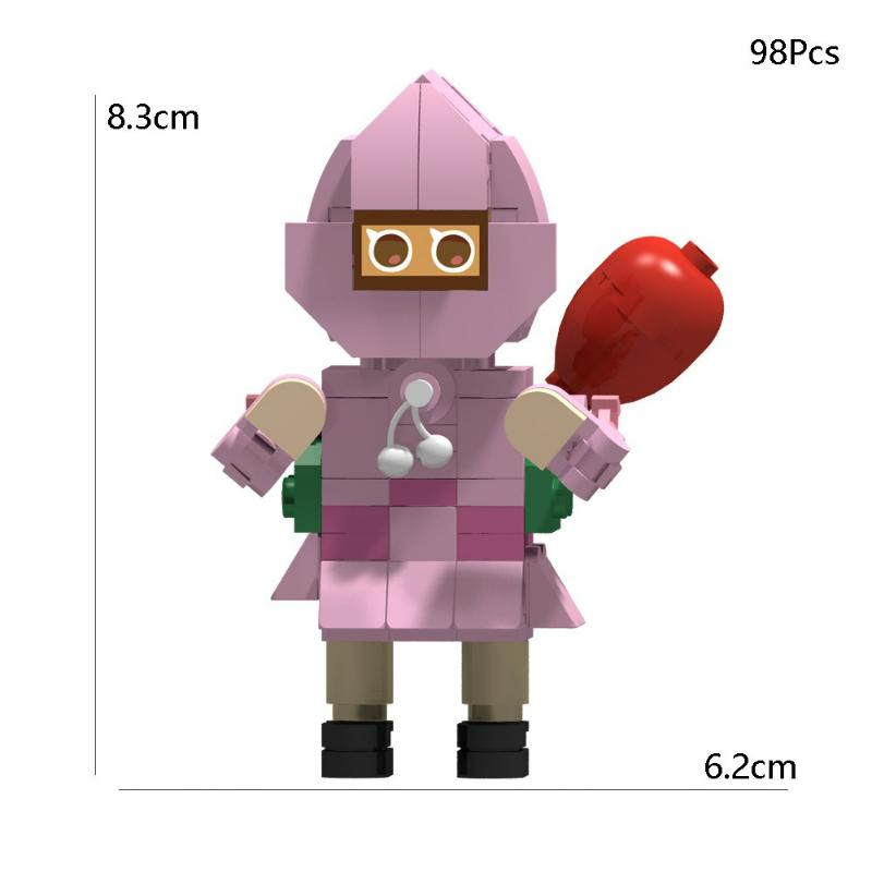 7pcs Shadow Milk Building Blocks Cookie Man Kingdom Building Blocks Shadow Milk Cookie Blocks brick Toys for Kids Birthday Gift