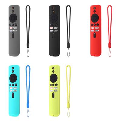 Étui de Télécommande TV Antichoc en Silicone Housse de Protection avec Lanière Compatible Pour Xiaomi