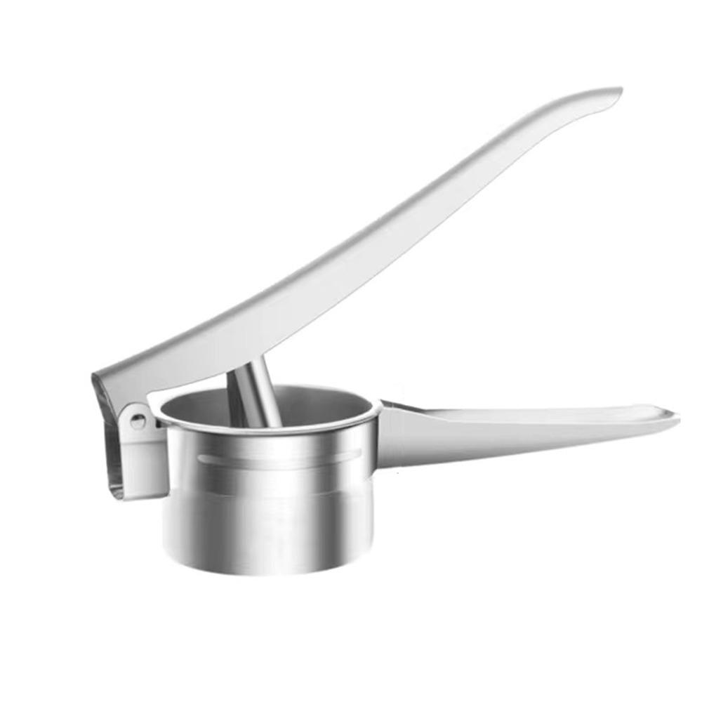 Stainless Steel Vegetable Dehydrator Ergonomic Handle Fruit Ricer Presser Potato Masher  Household