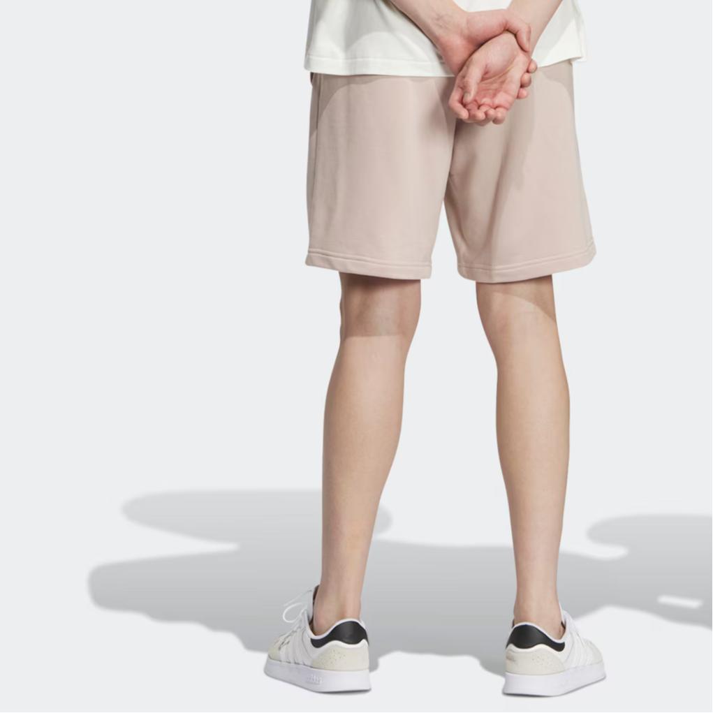 Adidas Neo Essentials Solid Logo Straight Leg Shorts Unisex Shorts Miracle-Gray Brown IA4966