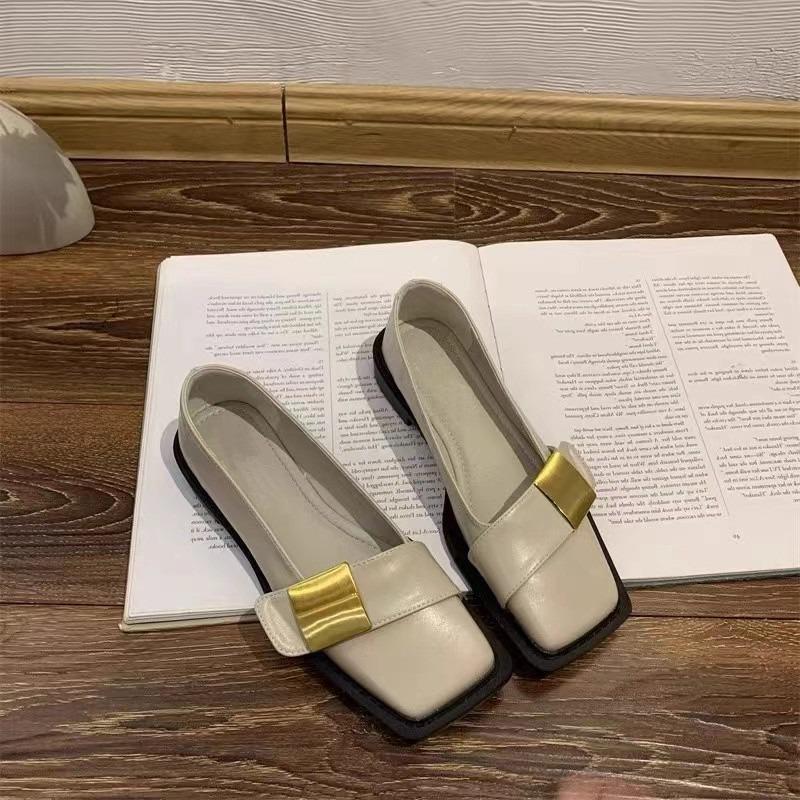 Fashion Women's Flat Mary Jane Shoes Square Toe  Ladies Footwear on Offer Casual Low Price 2025 Summer Shoe Popular