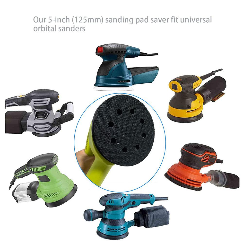 125mm Pad Saver Interface Pad 5" 8 Holes For Makita DeWalt & Bosch