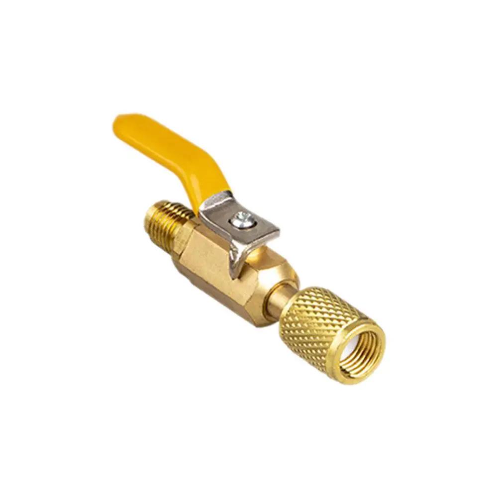 Car Refrigeration 1/4Inch Auto For A/C Charging Hoses HVAC 1/4" AC Refrigerant R410a Freon Car Repair Tools Q2V0