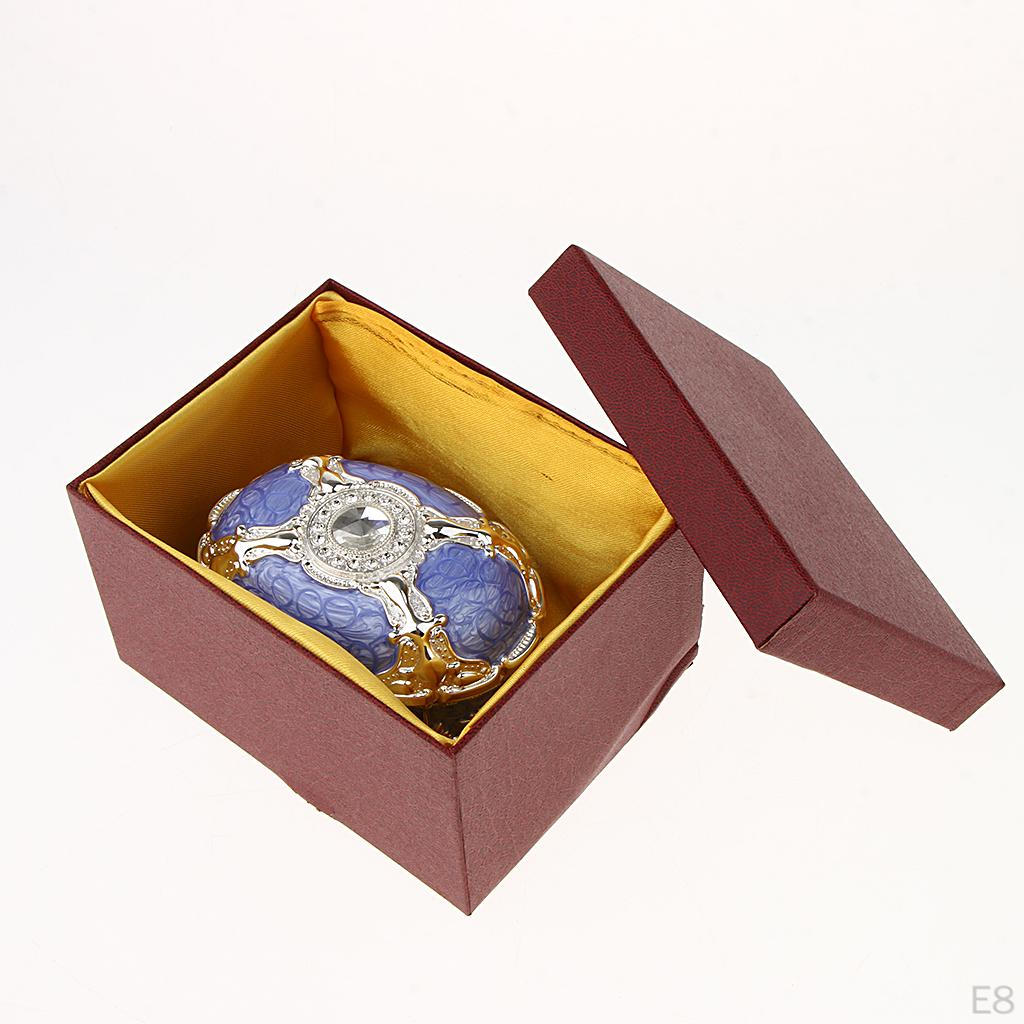 Chest Trinkets Jewelry Box Storage Studs Ring Holder Case